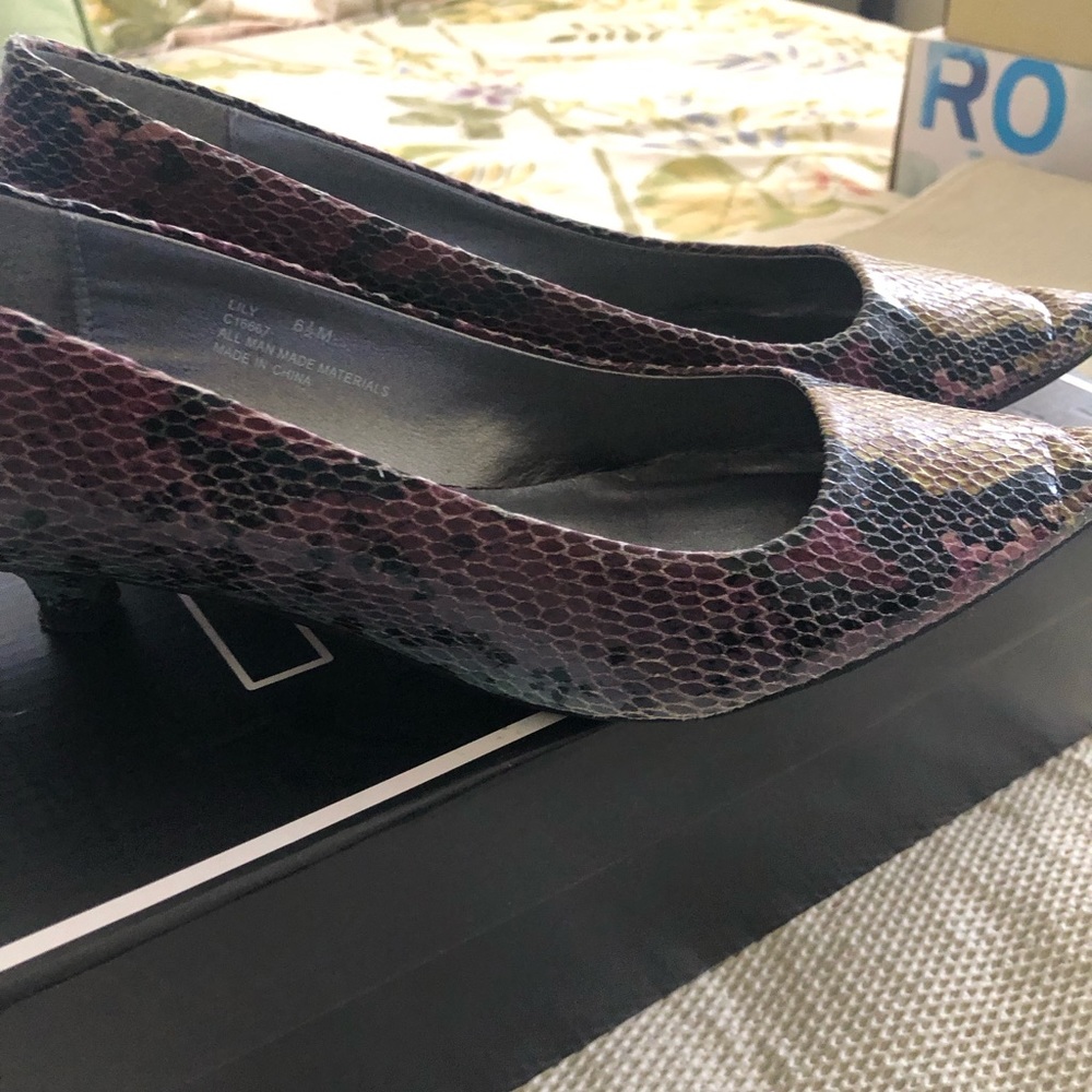 MIA Lilly Slip-On Shoe Size 6.5 statement animal print